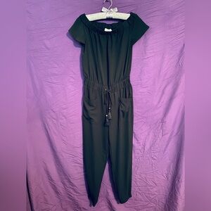 Michael Kors Off-the-Shoulder Black Jumpsuit. Size M.